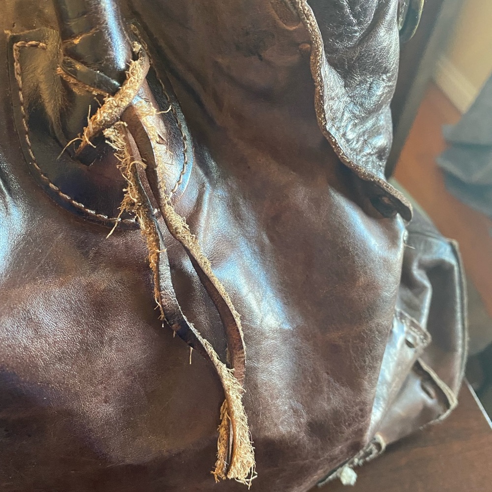 BED STU BROWN LEATHER BAG. Great shape!